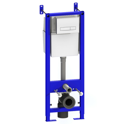 Система инсталляции УКЛАД для унитаза с узкой белой кнопкой СИ 01.04.54.10.0 от магазина gidro-z