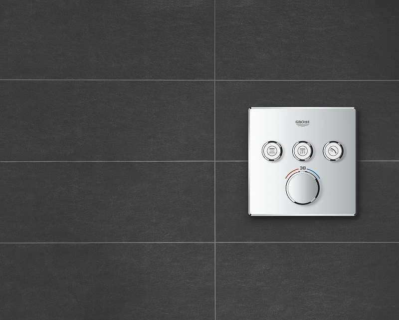 Смеситель для душа Grohe Grohtherm SmartControl 29126000 с термостатом Хром от магазина gidro-z