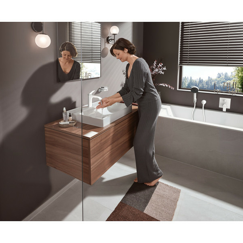 Смеситель для раковины Hansgrohe Vivenis 75010700 Белый матовый от магазина gidro-z