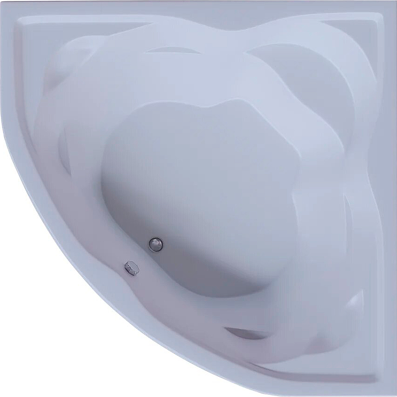 Акриловая ванна Aquatek Сириус 164х164 SIR164-0000002 без гидромассажа с фронтальной панелью с каркасом (вклеенный) со слив-переливом от магазина gidro-z