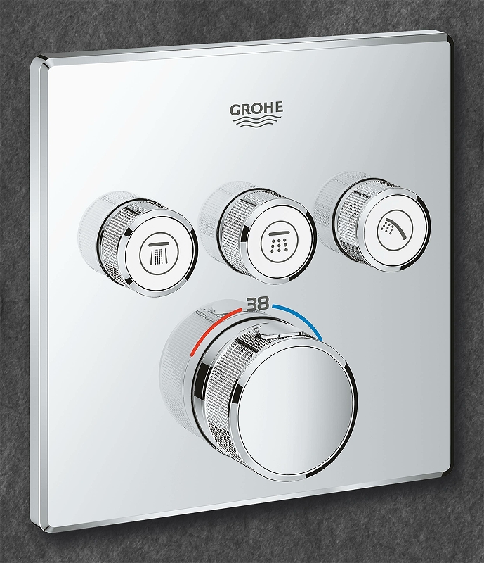 Смеситель для душа Grohe Grohtherm SmartControl 29126000 с термостатом Хром от магазина gidro-z