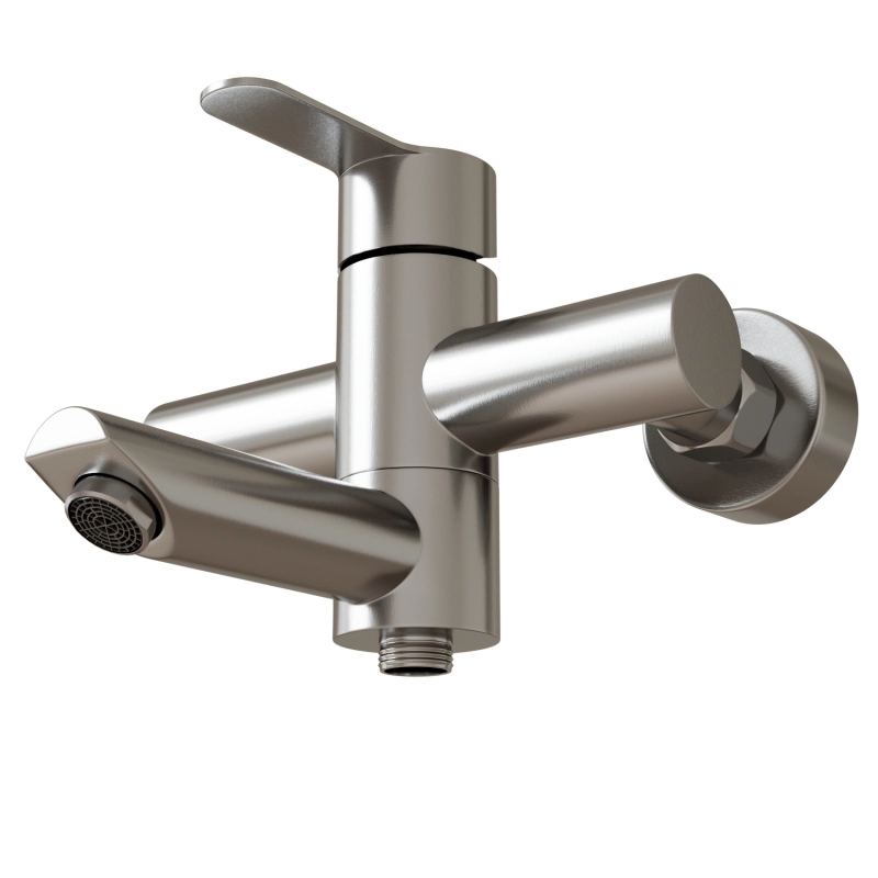 Смеситель для ванны 35k MIXLINE MLSS32-01 Stainless нерж. от магазина gidro-z