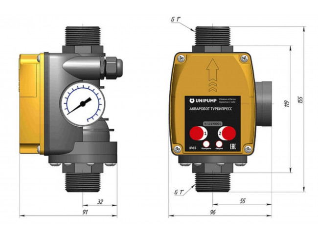 Блок управления насосом
 UNIPUMP ТУРБИПРЕСС М2 от магазина gidro-z