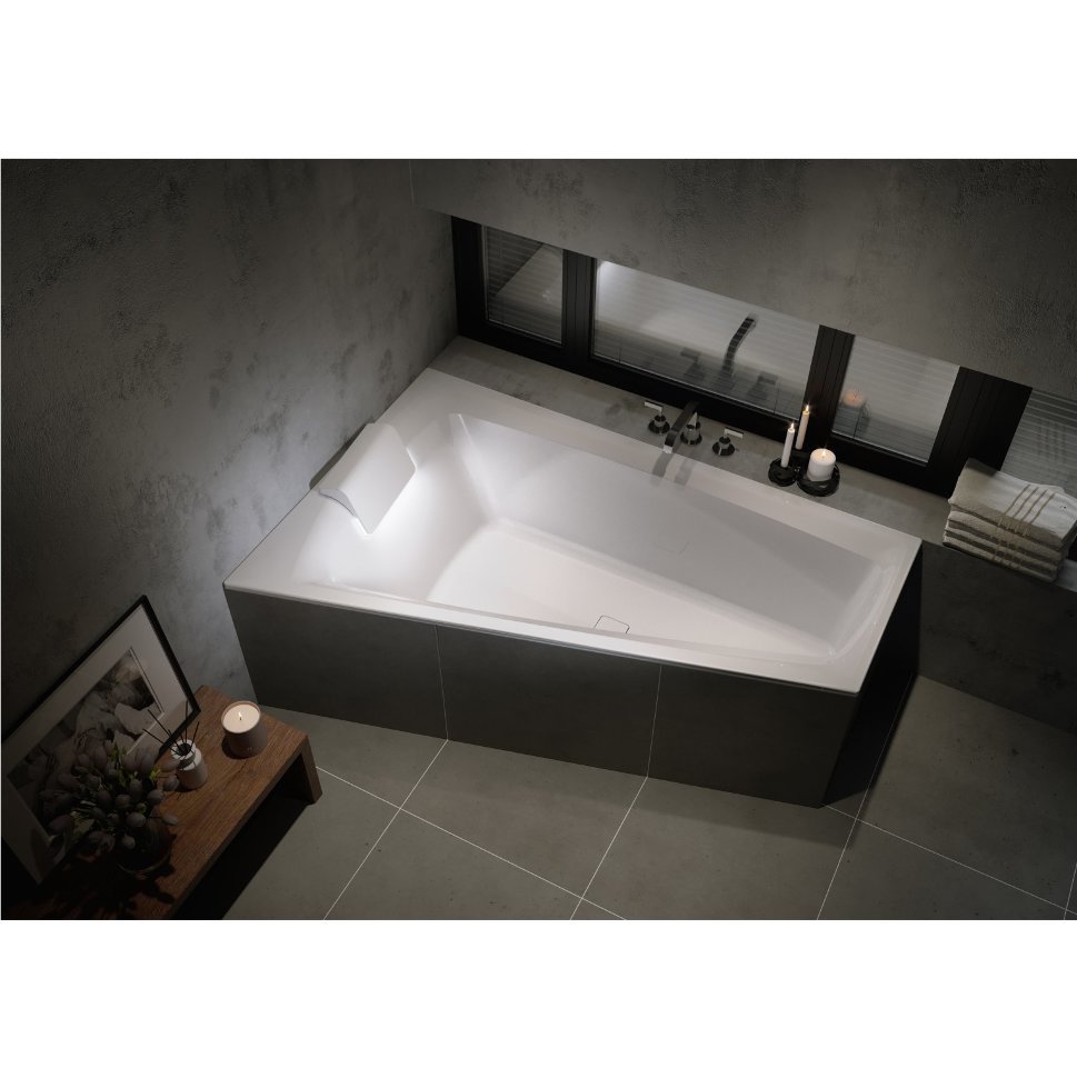 Акриловая ванна RIHO STILL SMART LED R 170x110, BR0300500K00130, 1100х450х620, белый от магазина gidro-z