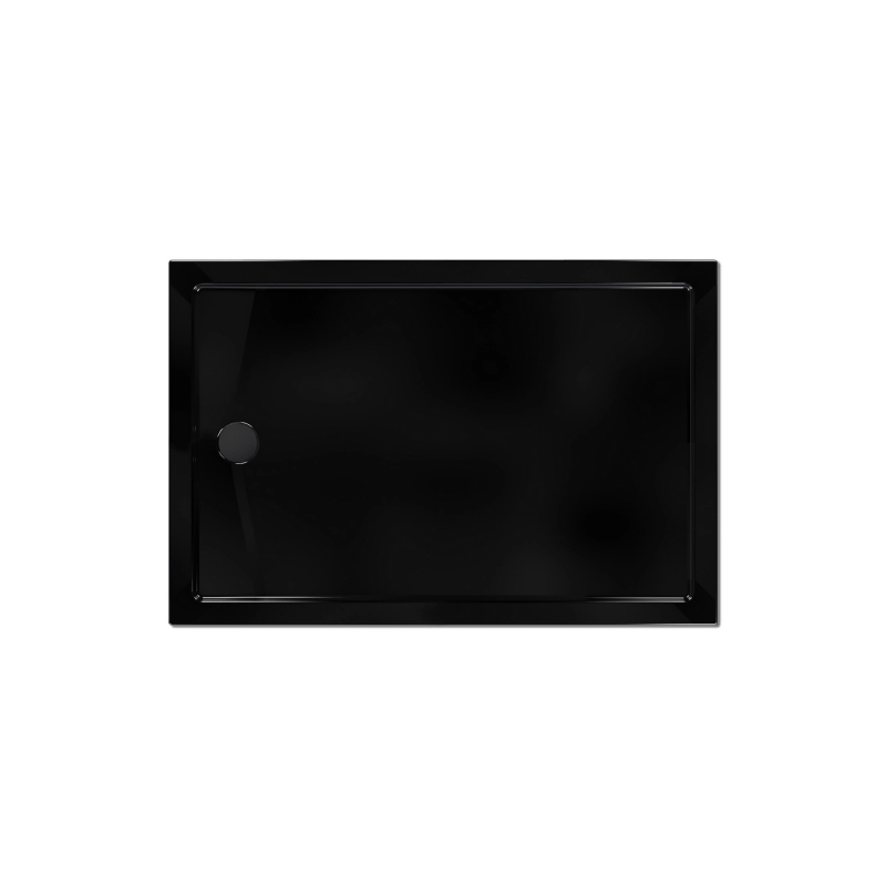 Поддон прямоугольный  1,2*0,8*0,02 Universal PRO Nакрил d 90 (каркас+экран) выс.13 см BLACK от магазина gidro-z