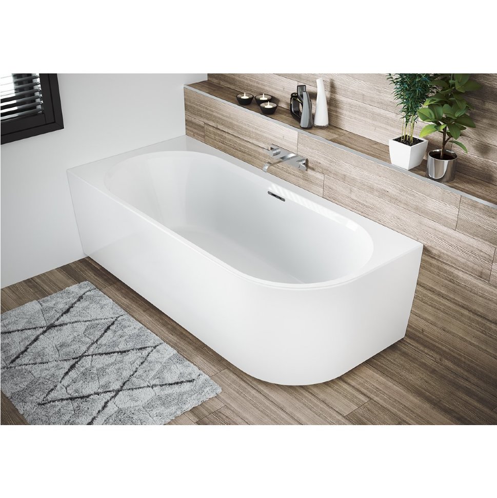Акриловая ванна RIHO DESIRE R 184x84 R Velvet White, BD0510500000000, 840х450х600, белый от магазина gidro-z