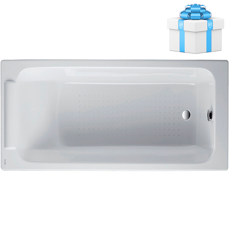 Чугунная ванна Jacob Delafon Parallel 170x70 E2947-S-00 без антискользящего покрытия от магазина gidro-z