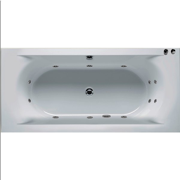 Акриловая ванна RIHO LINARES 200x90 см , BT4900500000000, 900х470х640, белый от магазина gidro-z