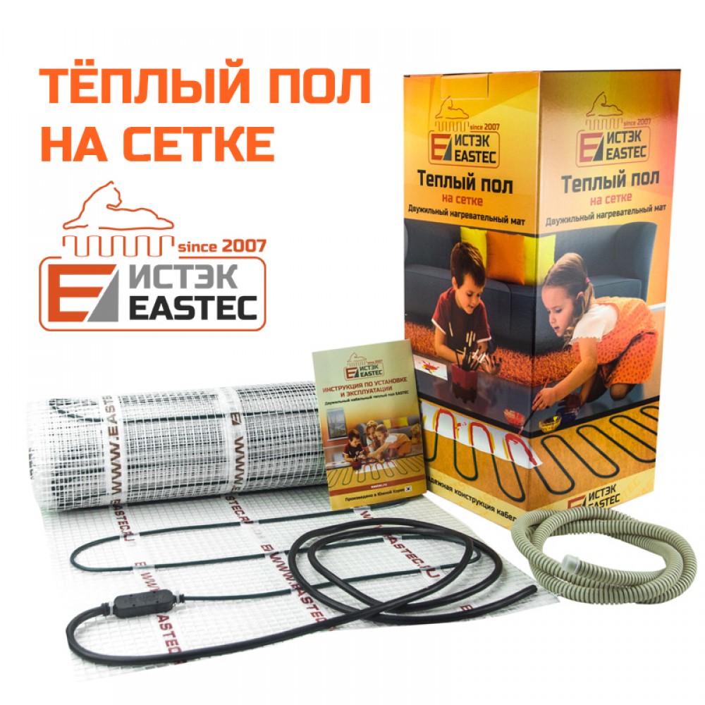 Комплект теплого пола на сетке EASTEC ECM - 6,0м от магазина gidro-z