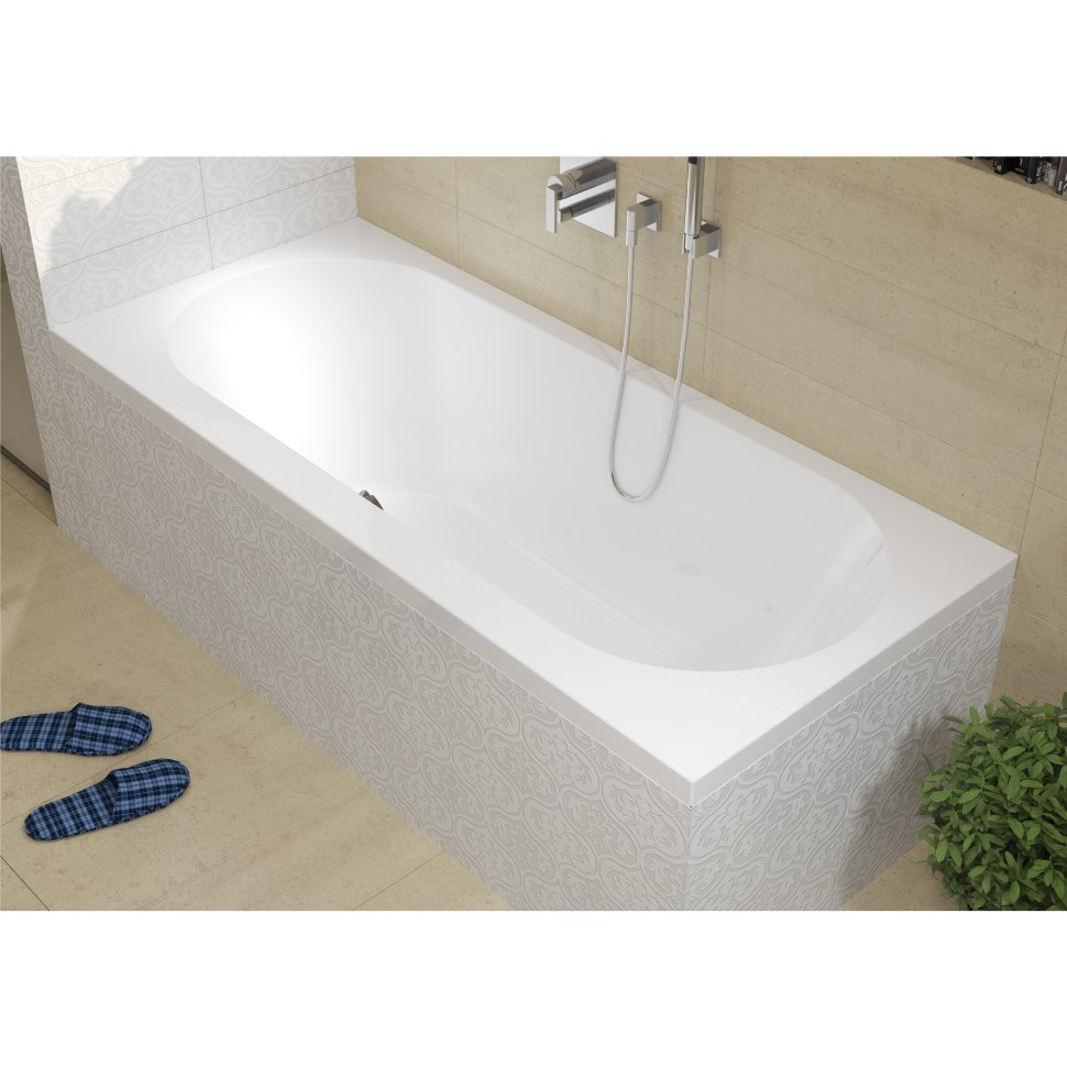 Акриловая ванна RIHO CAROLINA 170x80, BB5300500000000, 800х510х680, белый от магазина gidro-z