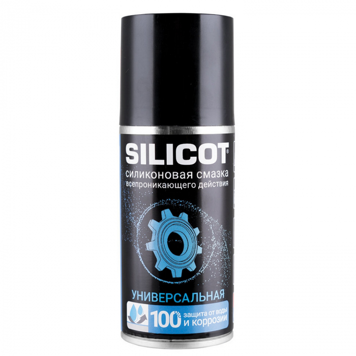 Уплотнительная смазка 210 мл Silicot Spray универсальная, аэрозоль от магазина gidro-z