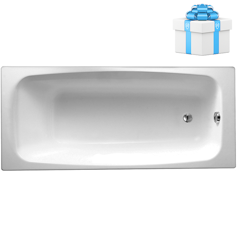Чугунная ванна Jacob Delafon Diapason 170x75 E2937-00 с антискользящим покрытием от магазина gidro-z