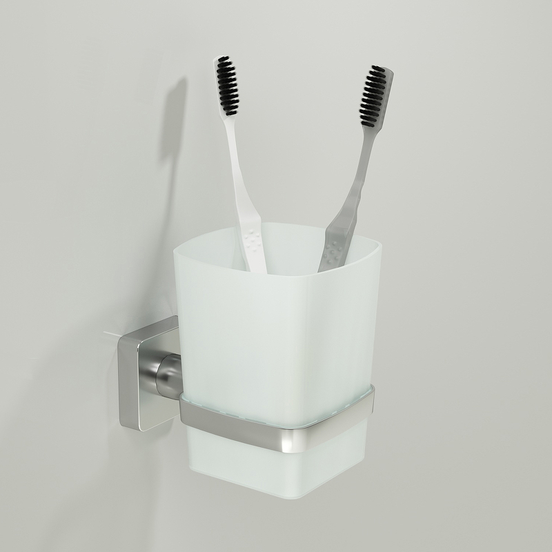 Стакан для зубных щеток WasserKRAFT Rhin K-8728 Хром от магазина gidro-z