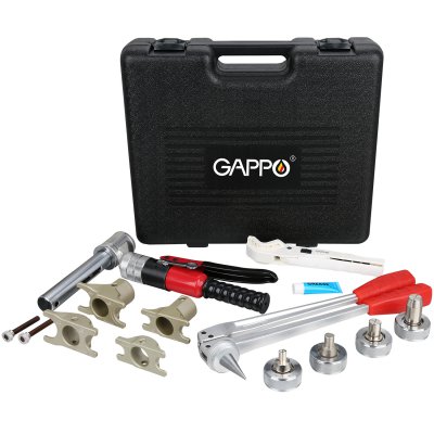 Комплект гидравлического инструмента для труб PEX и аксиальных фитингов, Gappo Gappo G1803 16x2.2, 20x2.8, 25x3.5, 32x4.4 от магазина gidro-z