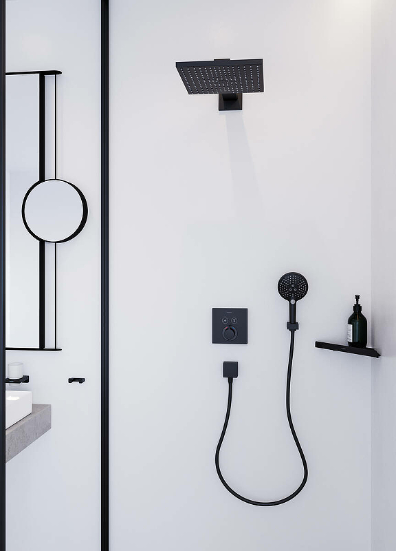 Косметическое зеркало Hansgrohe AddStoris 41791000 с увеличением Хром от магазина gidro-z