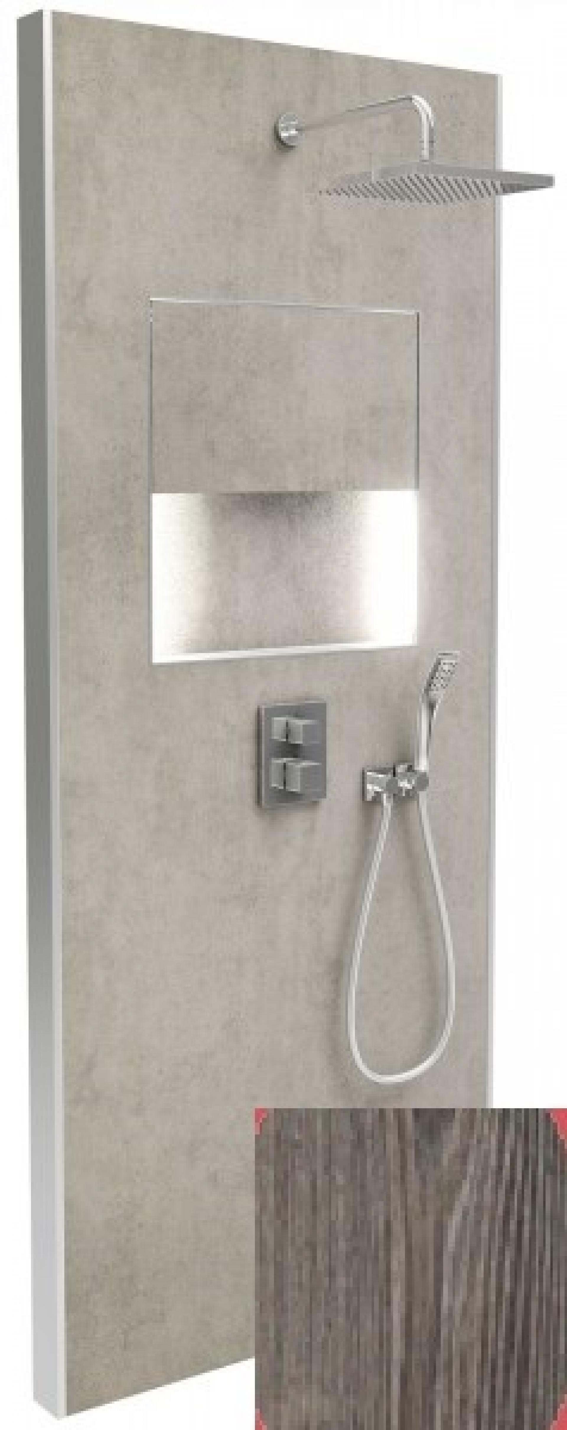 Душевая панель Jacob Delafon Ecrin E803021-D34 Верхний душ, ручной душ, термостат, темный дуб от магазина gidro-z