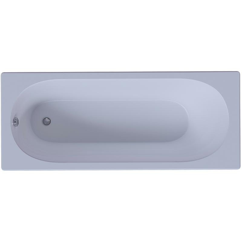 Акриловая ванна Aquatek Оберон 160х70 OBR160-0000020 без гидромассажа с фронтальной панелью с каркасом (вклеенный) со слив-переливом (слева) от магазина gidro-z