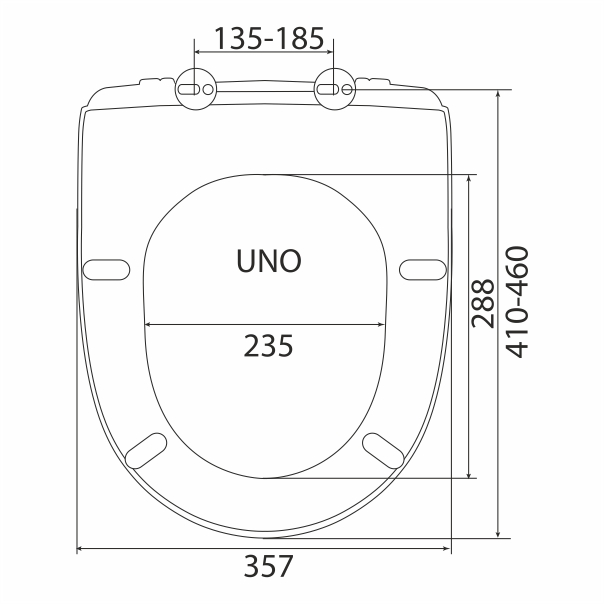 Размеры крышки унитаза схема
