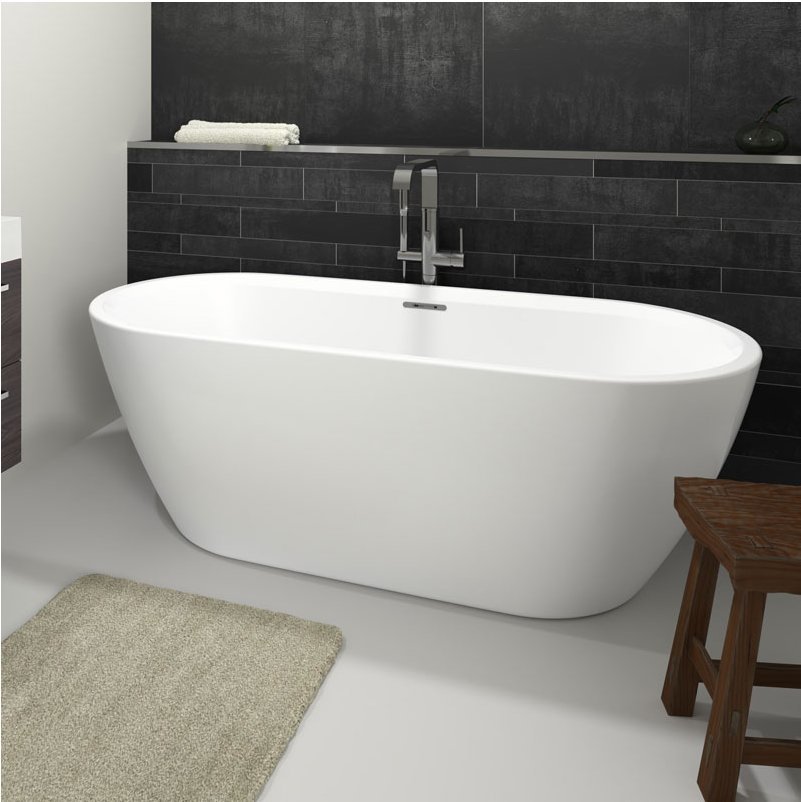 Акриловая ванна RIHO INSPIRE FS 160x75, BD1000500000000, 750х445х595, белый от магазина gidro-z