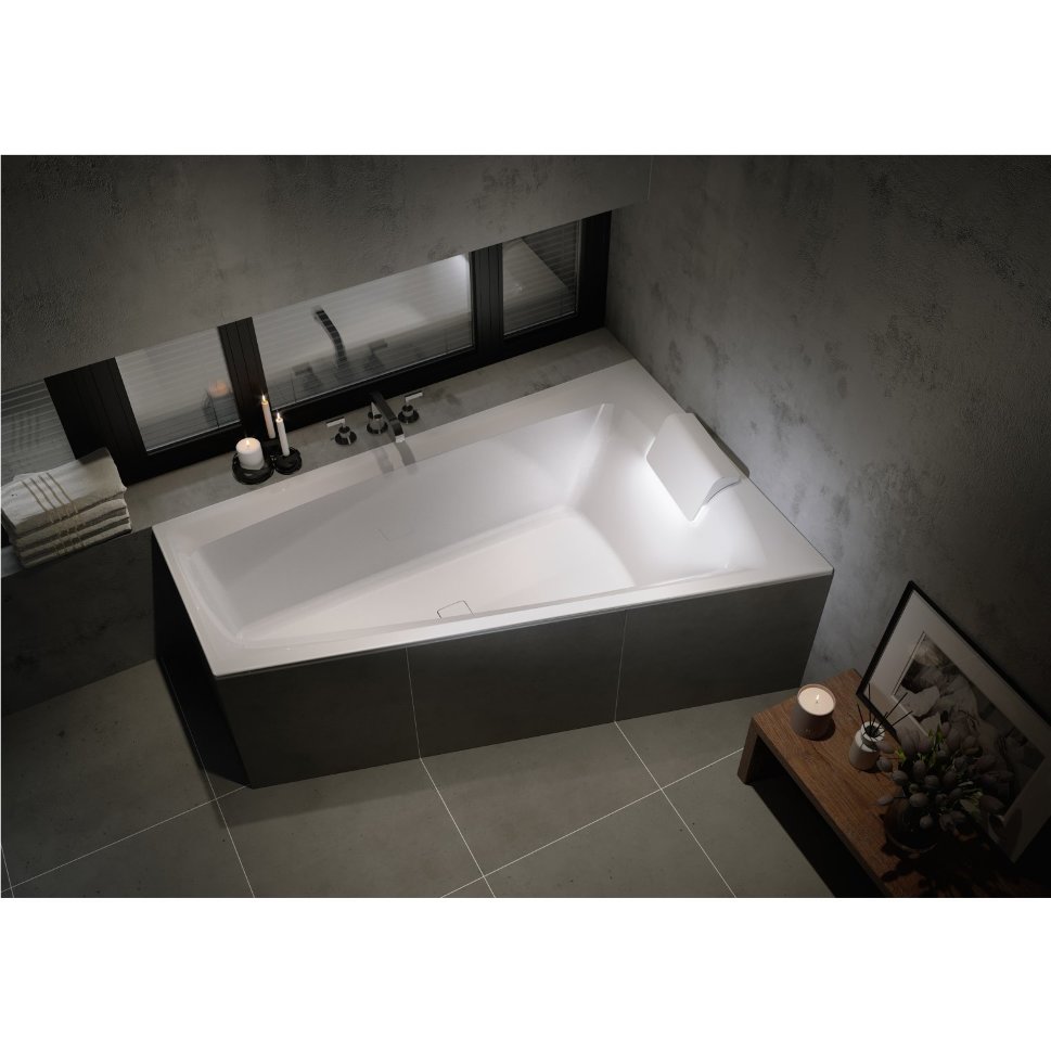 Акриловая ванна RIHO STILL SMART LED L 170x110, BR0400500K00130, 1100х450х620, белый от магазина gidro-z
