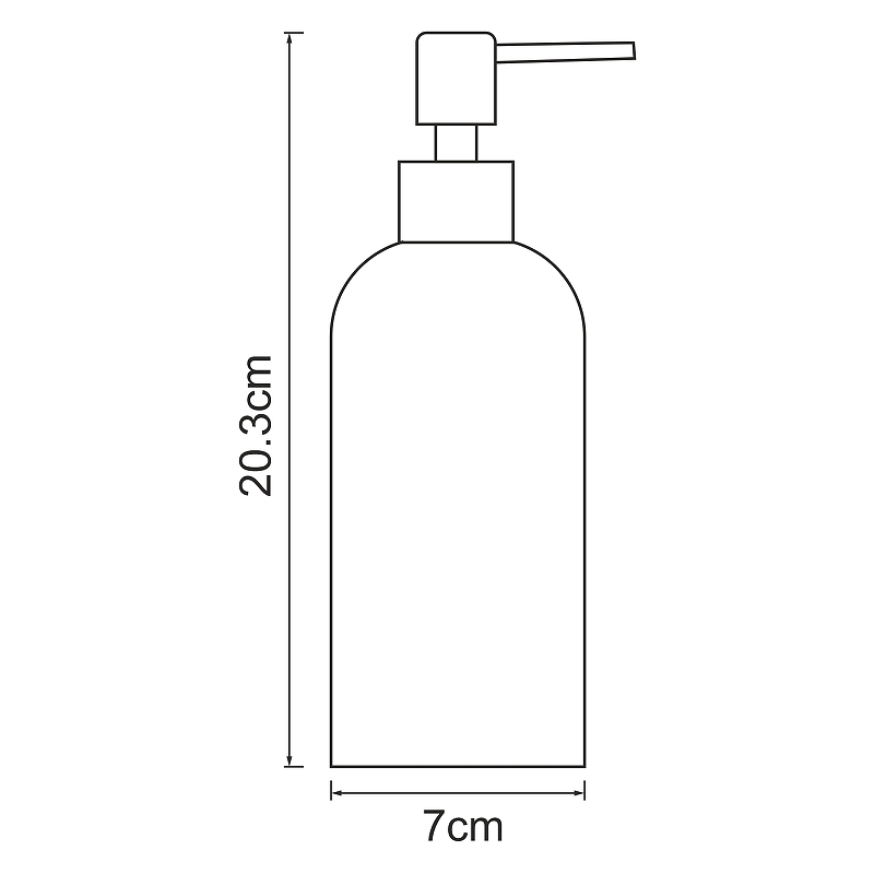 Дозатор для жидкого мыла WasserKRAFT Neime K-1999 Черный Белый от магазина gidro-z