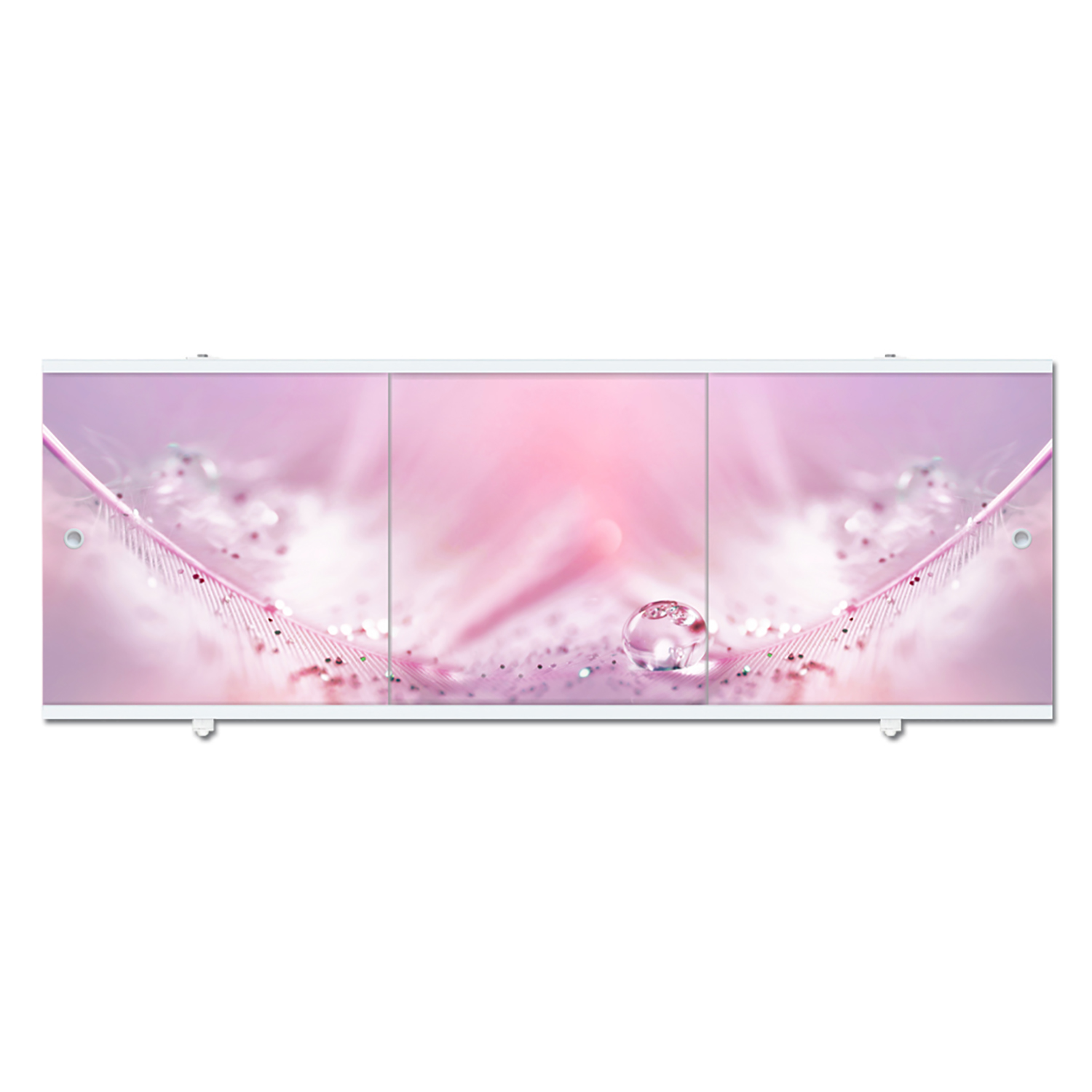 Экран для ванны ПРЕМИУМ А алюм. профиль 1,5 розовый, 1500х560 от магазина gidro-z