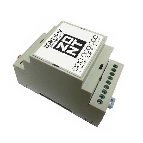 Термостат GSM-Climate ZONT-H1V с GSM-модулем и адаптером 220/12В от магазина gidro-z