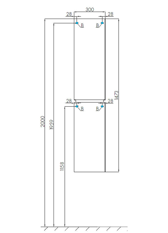 Шкаф пенал Акватон Скай 30 R 1A238603SY01R подвесной Белый глянец от магазина gidro-z