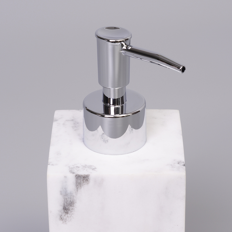 Дозатор для жидкого мыла WasserKRAFT Kammel K-9199 Белый мрамор Хром от магазина gidro-z