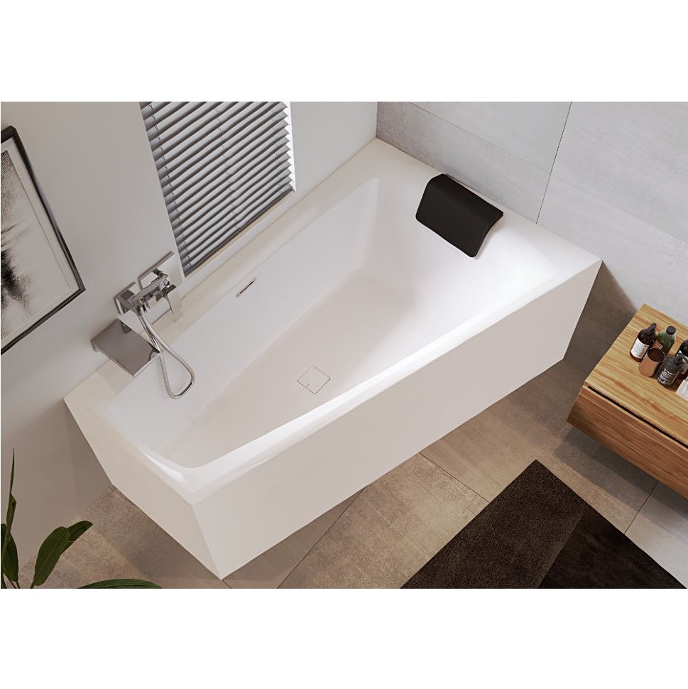 Акриловая ванна RIHO STILL SMART - PLUG &amp; PLAY L 170x110, BD1600500000000, 1100х450х620, белый от магазина gidro-z