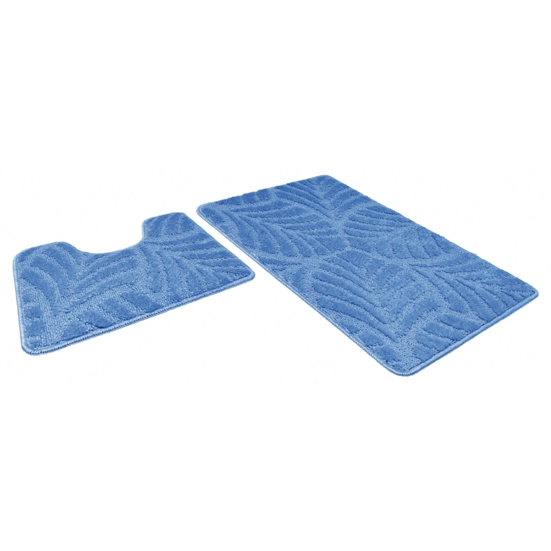 Набор ковриков для ванной Актив icarpet 60100+6050 синий (01) от магазина gidro-z