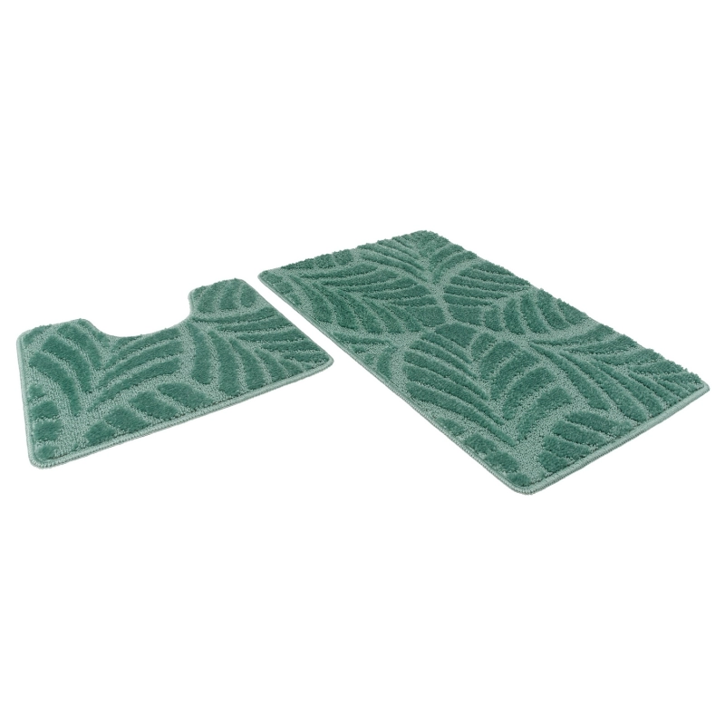 Набор ковриков для ванной Актив icarpet 60100+6050 зеленый (01) от магазина gidro-z