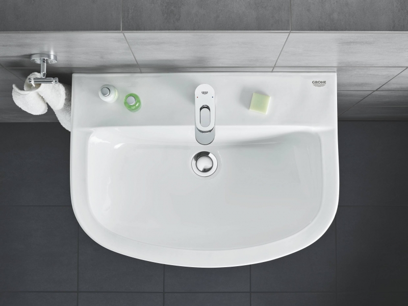 Раковина Grohe Bau Ceramic 45 39424000 Белая от магазина gidro-z