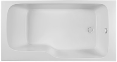 Акриловая ванна Jacob Delafon Bain-Douche Malice 170х90 см, правосторонняя от магазина gidro-z