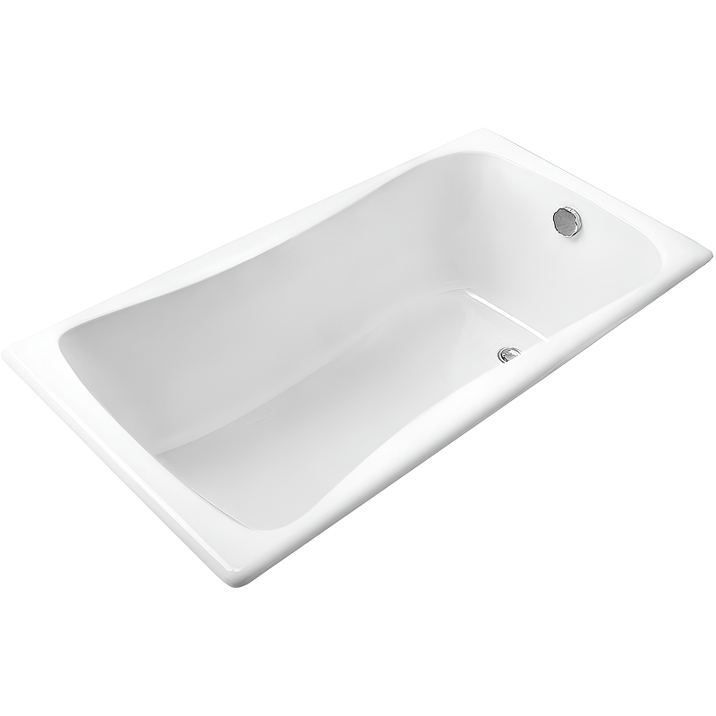 Чугунная ванна Jacob Delafon Blis 170x75 E6D902-0 с антискользящим покрытием от магазина gidro-z