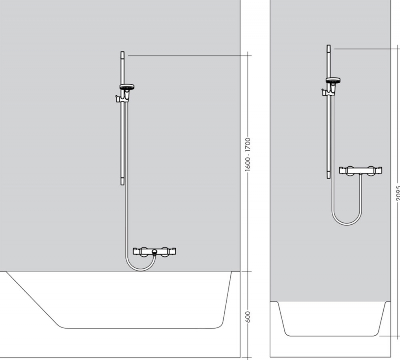 Душевая штанга Hansgrohe Unica S Puro 28631700 Белый матовый от магазина gidro-z