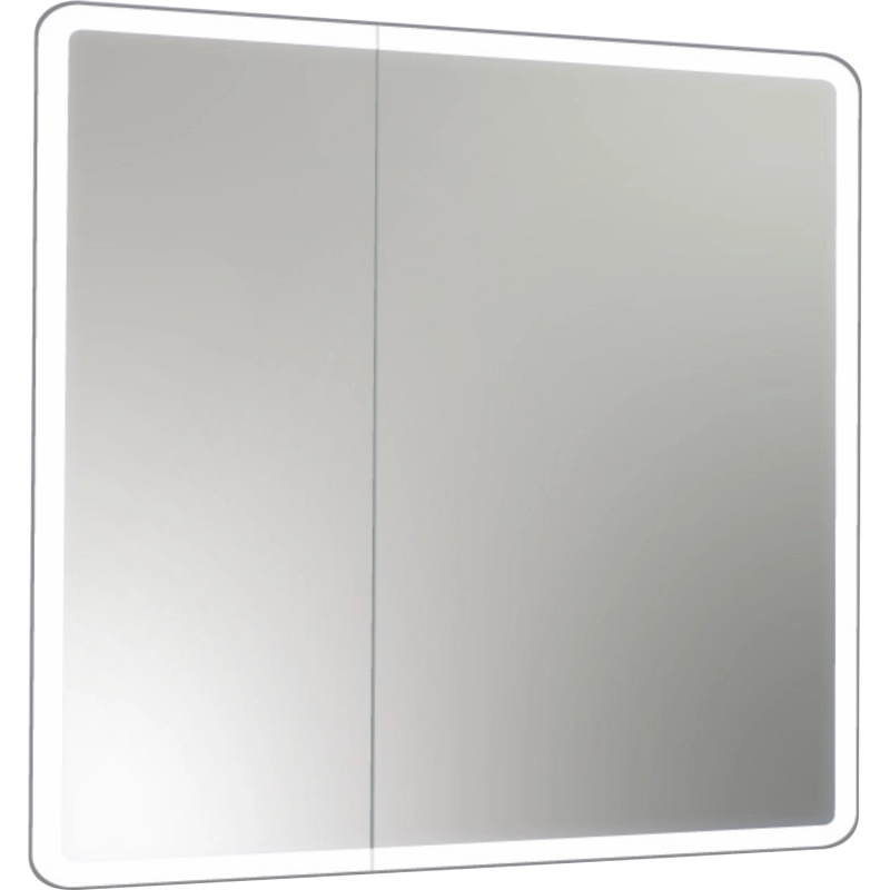 Зеркало-шкаф MIXLINE Сканди 800800 (ШВ) 2 створки, универсал.,сенсор от магазина gidro-z