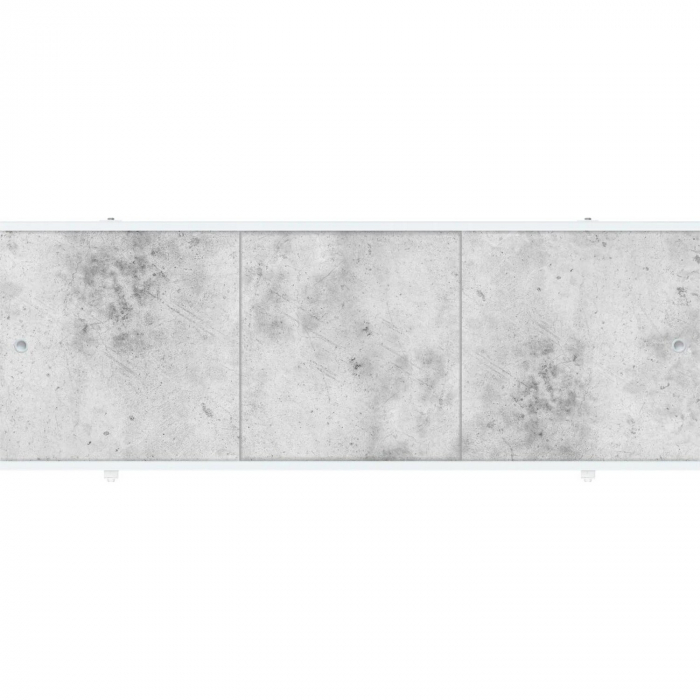 Экран для ванны ПРЕМИУМ А алюм. профиль 1,5 серый бетон от магазина gidro-z