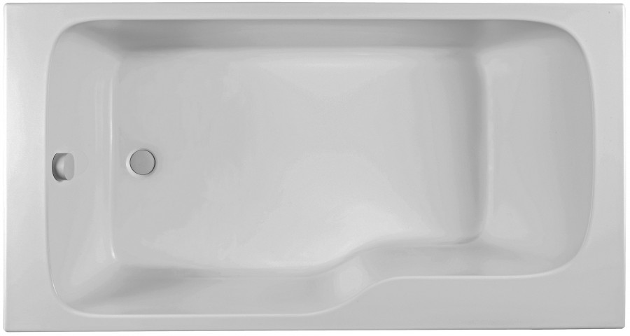 Акриловая ванна Jacob Delafon Bain-Douche Malice 170х90 см, левосторонняя от магазина gidro-z