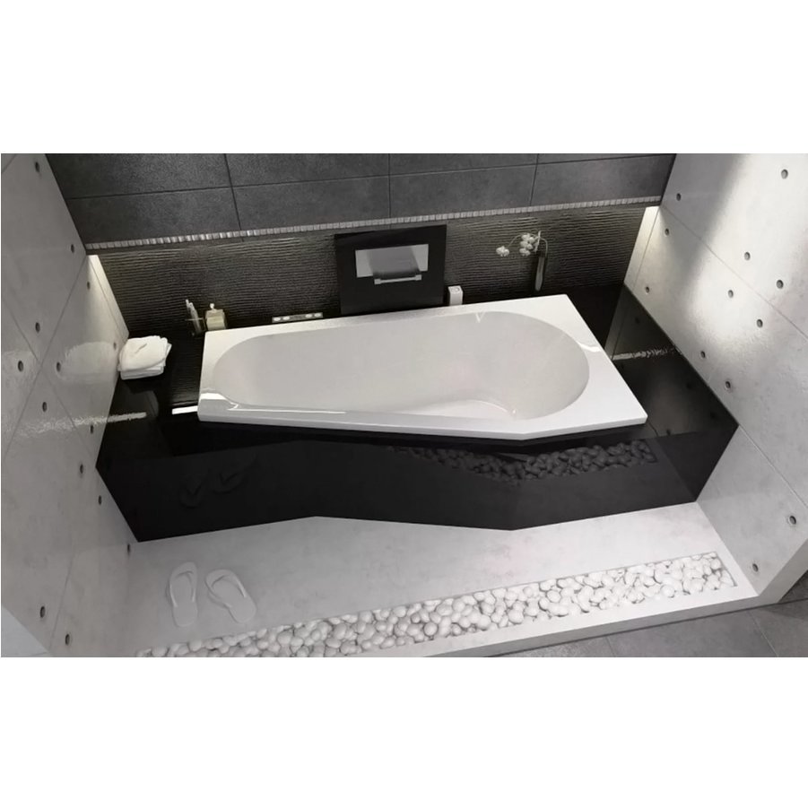 Акриловая ванна RIHO DELTA 150x80 см L, BB8100500000000, 800х460х630, белый от магазина gidro-z
