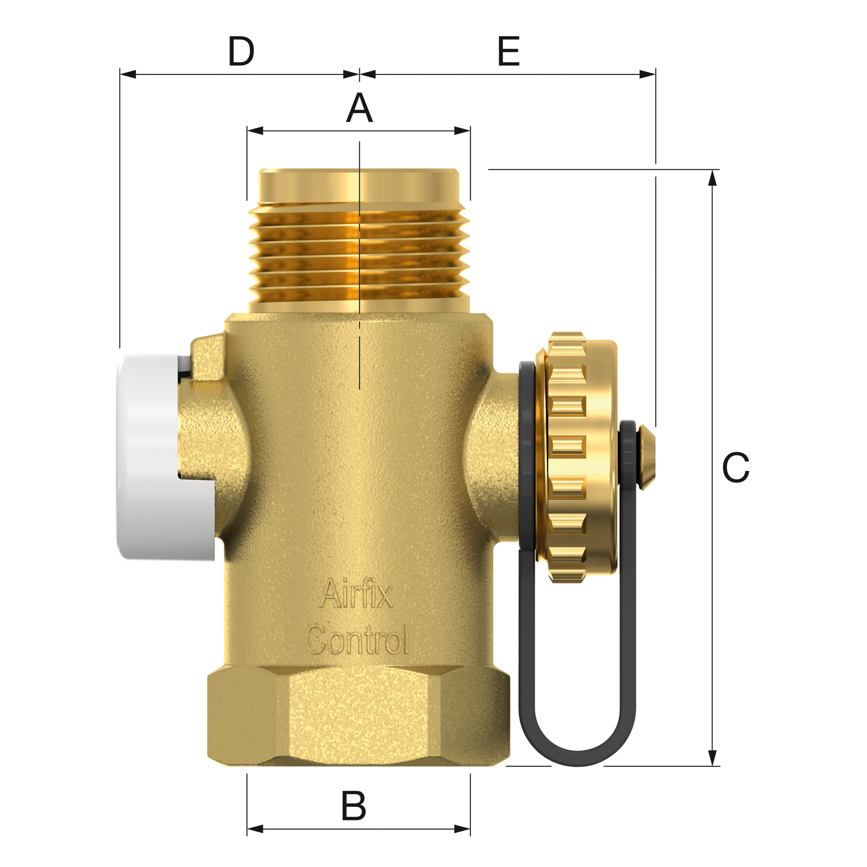 Резьбовое устройство AirfixControl 3/4" Flamco от магазина gidro-z