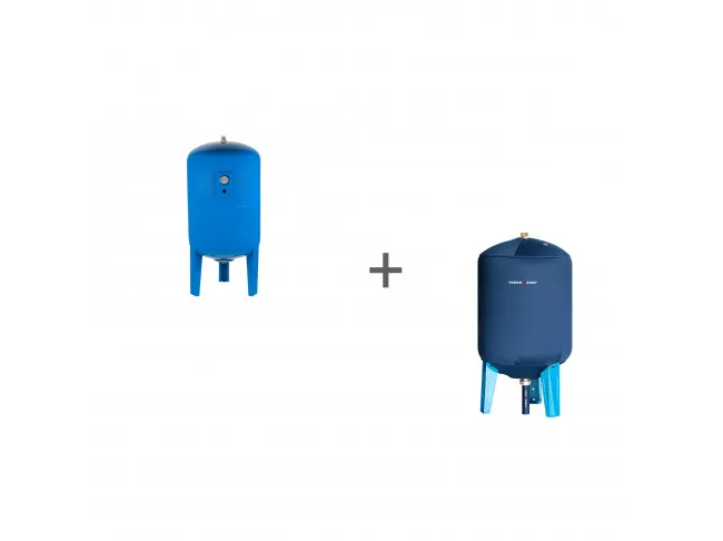 Гидроаккумулятор вертикальный
 UNIPUMP 300 л + Чехол TermoZont GB 300 для гидробака от магазина gidro-z