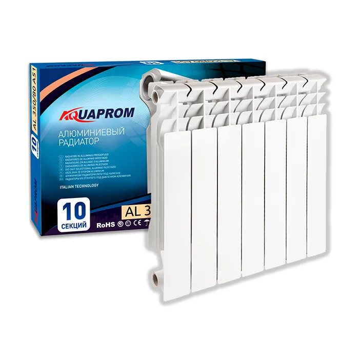 Радиатор алюминиевый AQUAPROM 350*80 4 сек. от магазина gidro-z