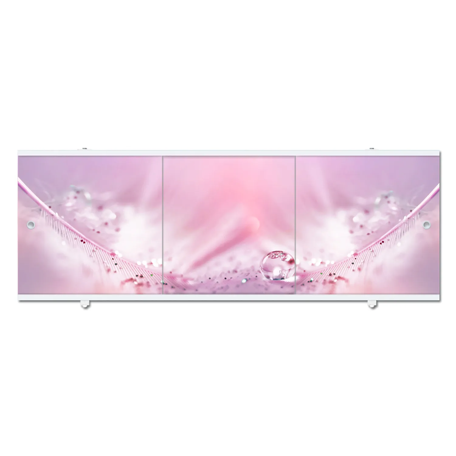 Экран для ванны ПРЕМИУМ А алюм. профиль 1,7 розовый, 1700х560 от магазина gidro-z