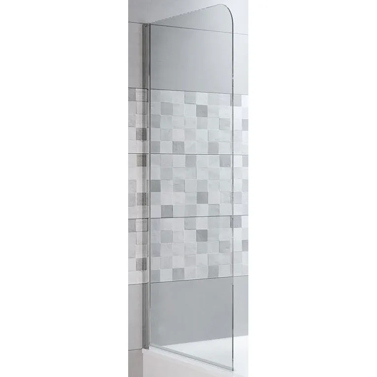 Шторка для ванны прозрачная. Крепеж для шторка для ванны Novik z500 Universal. Прозрачные шторки на ванну хром