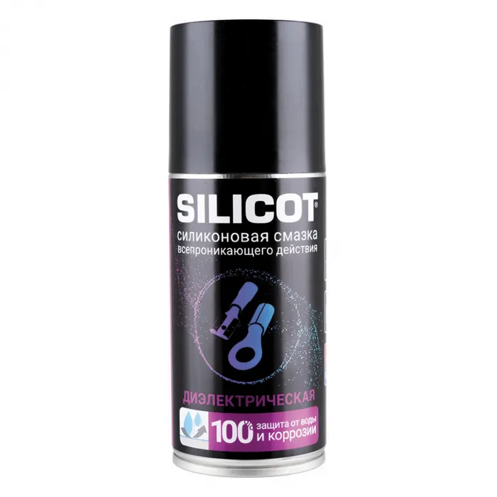Уплотнительная смазка 150 мл Silicot Spray диэлектирическая, аэрозоль от магазина gidro-z
