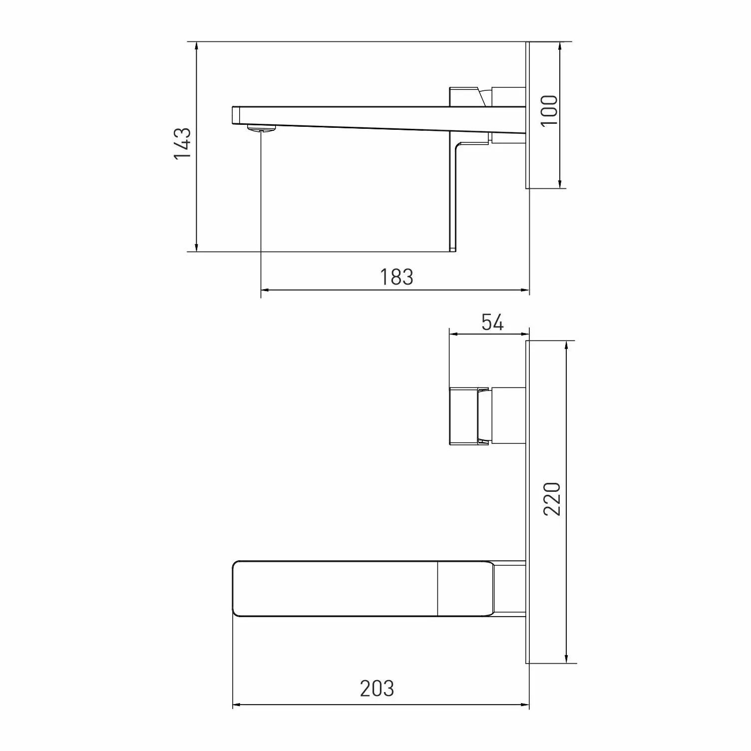 Смеситель 35k MIXLINE ML42-082 Pure встраиваемый от магазина gidro-z