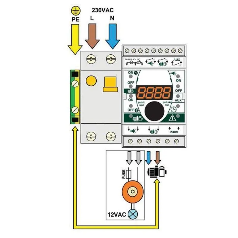 Панель управления фильтрацией Toscano ECO-POOL-B-230-D 10002580 (230В) с таймером, Bluetooth от магазина gidro-z