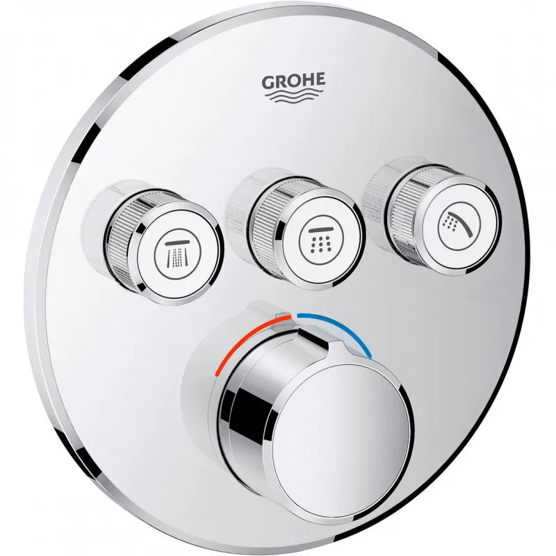 Смеситель для душа Grohe SmartControl 29146000 с термостатом Хром от магазина gidro-z