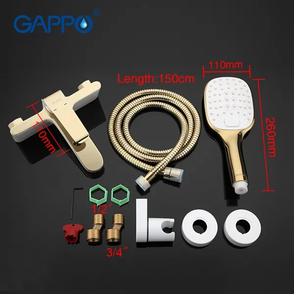Смеситель для ванны Gappo Soviste G3080 от магазина gidro-z